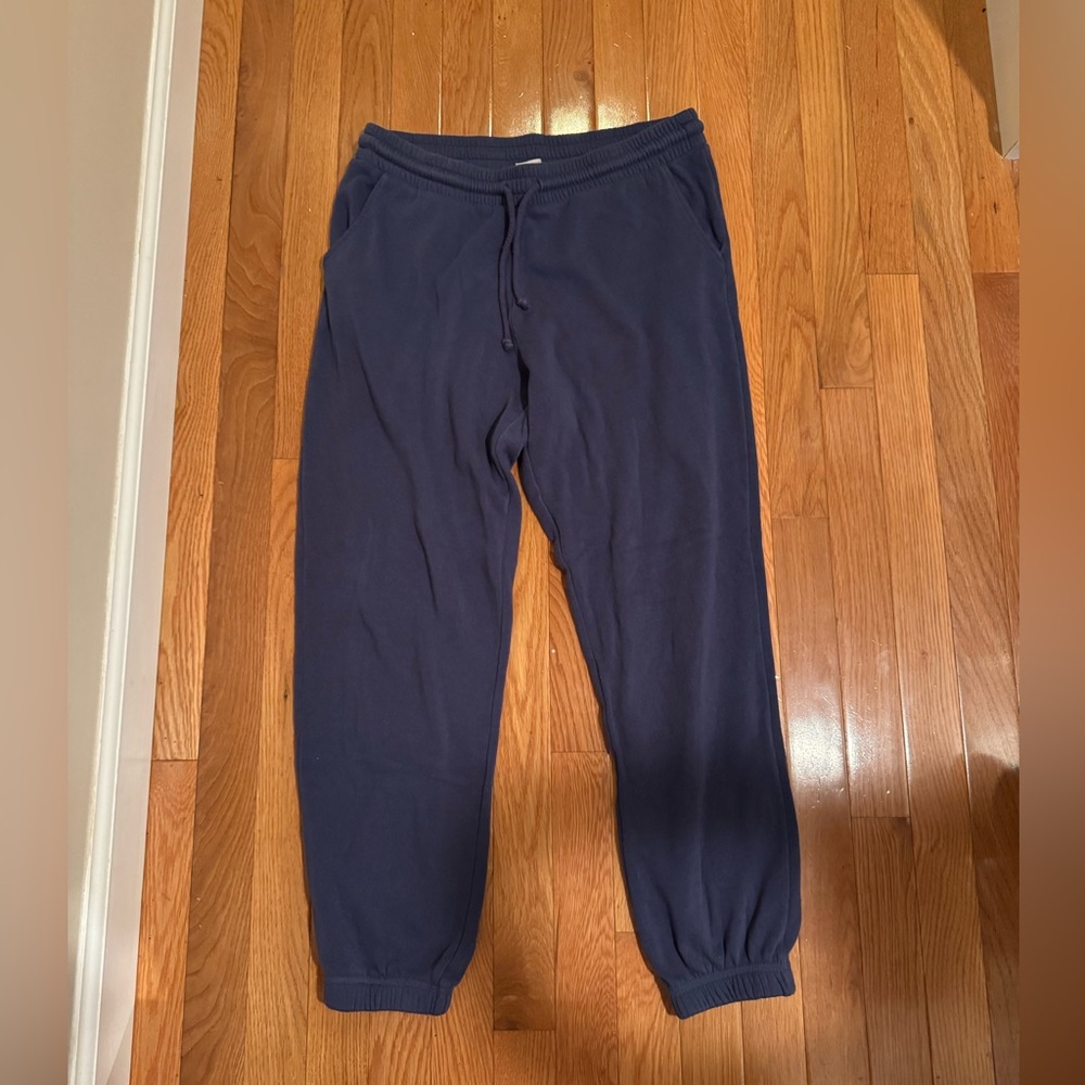 Blue sweatpants